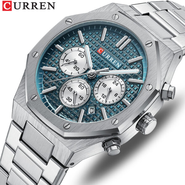 1695401440CURREN-Reloj-de-pulsera-de-acero-inoxidable-para-hombre-cron-grafo-octogonal-de-dise-o-nico.jpg Reloj Curren 8440 Acero Acero Inox Audemars
