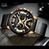 1700323856Negro20Dorado.jpg Reloj Curren 8329 Cronografo Cueroo