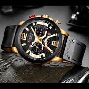 Reloj Curren 8329 Cronografo Cueroo