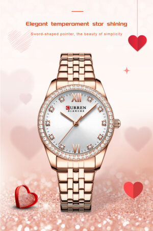 17019761181701976118Sce0586edee3245e49ffae47e4b0f17705.jpg Reloj Curren 9086 En Acero Para Mujer