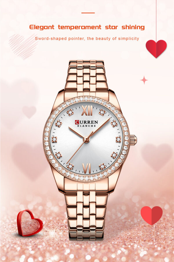 17019761181701976118Sce0586edee3245e49ffae47e4b0f17705.jpg Reloj Curren 9086 En Acero Para Mujer