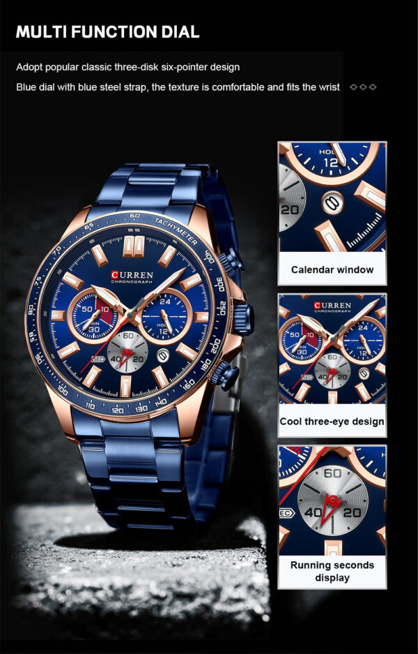 17019843641701984364S2f0d7d1977c04a7382ab4156ef114e01q.jpg Reloj Curren 8418 Acero Acero Inoxidable