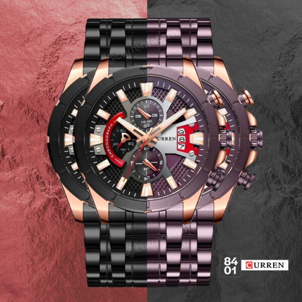 17019848531701984853yVjhEtz69sFC3UIAlUx3Cp5R2BKgbdViEDZltOr7.jpg Reloj Curren 8401 Cuarzo Acero Acero Inoxidabl