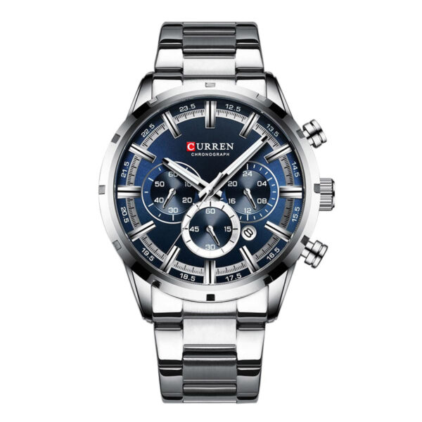 170239222817023922281.jpg Reloj Curren 8355 Cronogr En Acero Acero Inoxi