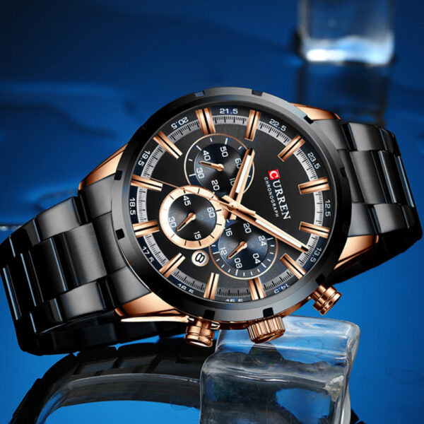 170239222817023922286.jpg Reloj Curren 8355 Cronogr En Acero Acero Inoxi