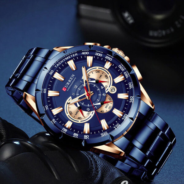Reloj Curren 8363 Cuarzo Acero Acero Inoxidabl