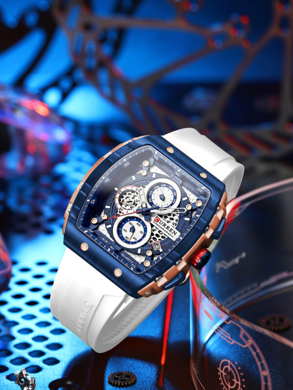 1707585406IMG_0466.jpg Reloj Curren 8442 Silicona Crono Funcion