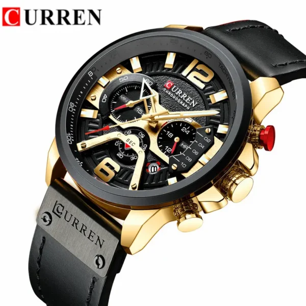 1707587771H5d812794917343beb756611a0c6e84a5g.webp Reloj Curren 8329 Cronografo Cueroo