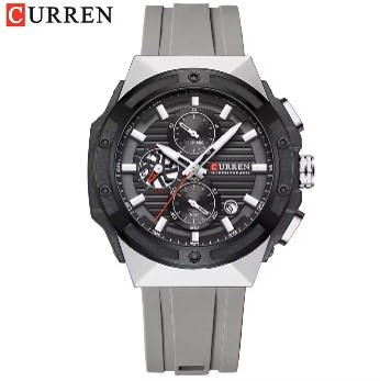 17277322888462-GR.jpg Reloj Curren 8462 Silicona Crono Funcion