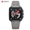Reloj Curren 8461 Silicona Crono Funcion