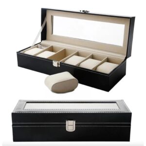 1746731906orga1.jpg Reloj Organizador Para Relojes X6 Negro