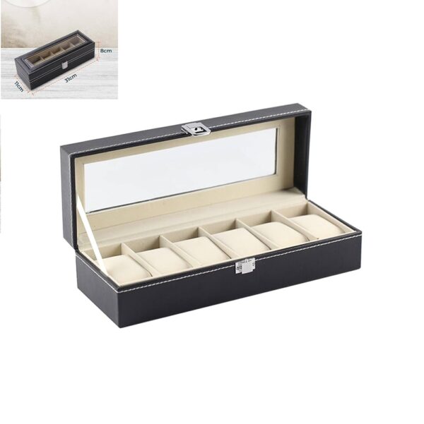 1746731906organizador.jpg Reloj Organizador Para Relojes X6 Negro